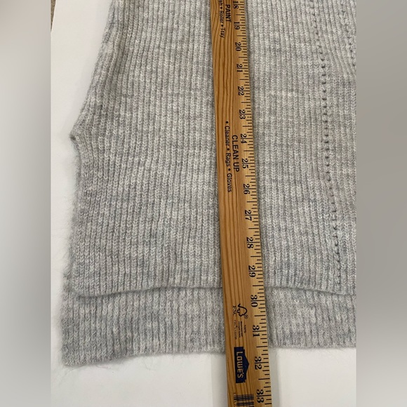 Liz Claiborne scarf knit Pointelle sweater tunic dress women’s size - Picture 9 of 14